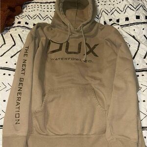 DUX Men's Tan Hoodie size XL